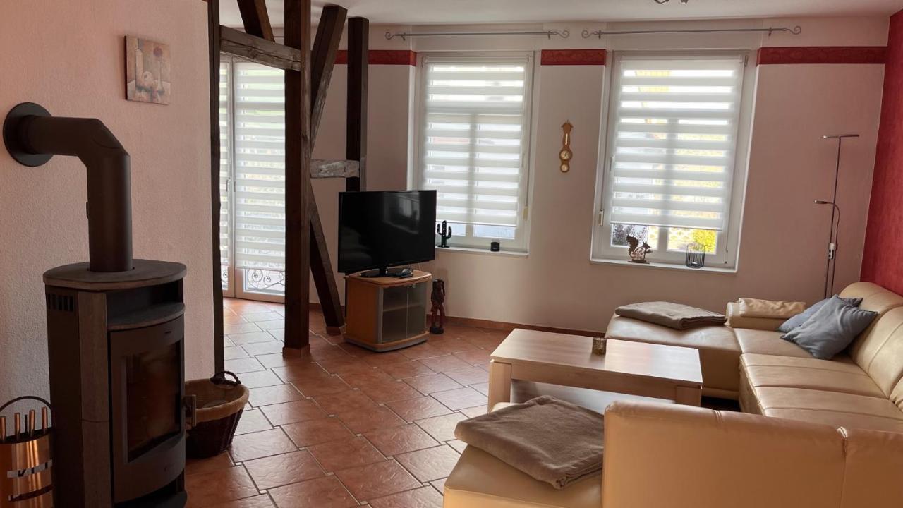 Ferienwohnung Am Bodetal Mit Wallbox Fuer E-Auto ทาเลอ ภายนอก รูปภาพ