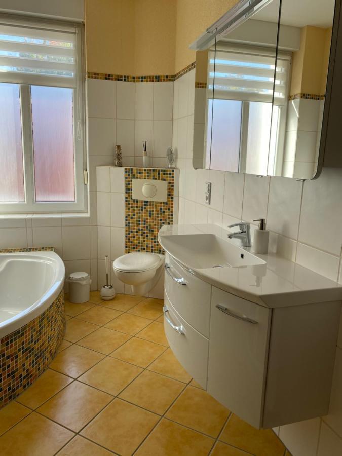 Ferienwohnung Am Bodetal Mit Wallbox Fuer E-Auto ทาเลอ ภายนอก รูปภาพ